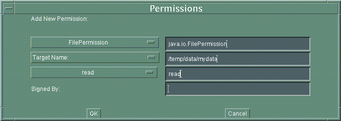 First File Permission