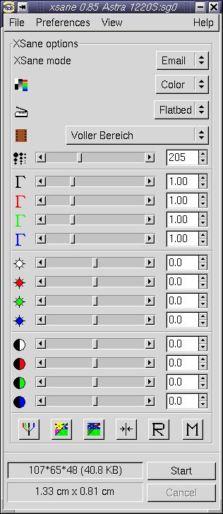XSane-main-window