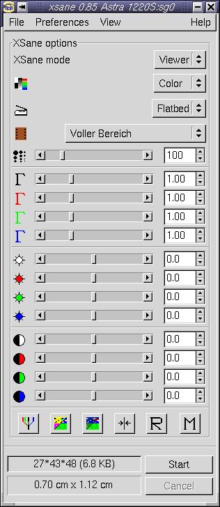 XSane-main-window